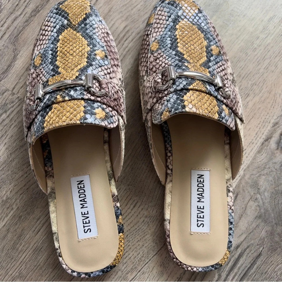 Steve Madden Mules Kori Multi Snake size 8.5 - Picture 6 of 9